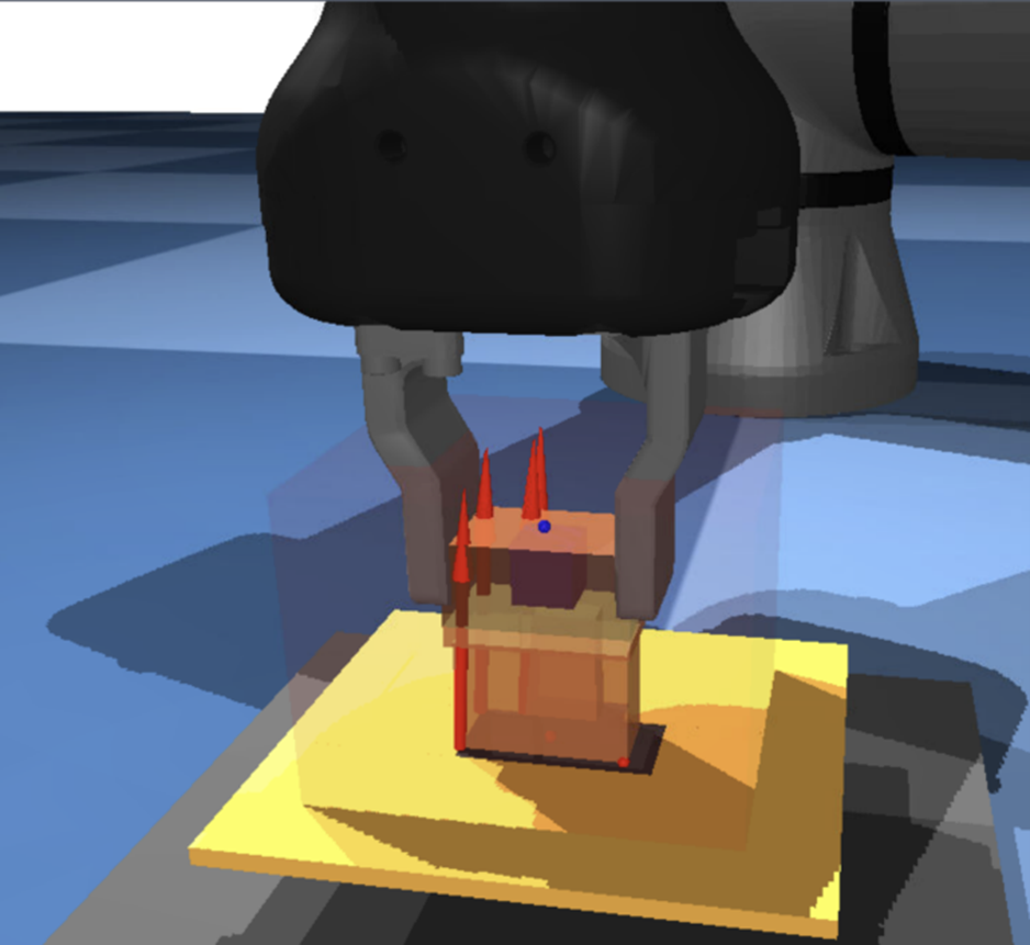 Peg-in-hole scene